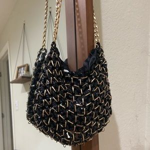 Free People Sequin Chain Crossbody